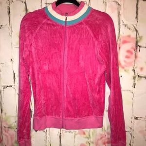 Juicy Couture velour track jacket